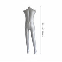Portable Inflatable Mannequin Easy Storage Inflatable Body Form Eco-Friendly PVC for Street Stall