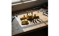 Front and Rear Axle Housing Set CNC-Machined RC Car Axle Housing Set Lightweight Upgrades Part for Hobbyists