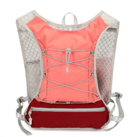 Lightweight Backpack-Design Running Vest Adjustable Cord Lacing Mesh Running Vest Wide Shoulder Straps Outdoor Gear