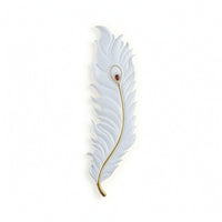 Feather Wall Sconce Dimmable Feather Wall Light Elegant for Hallway