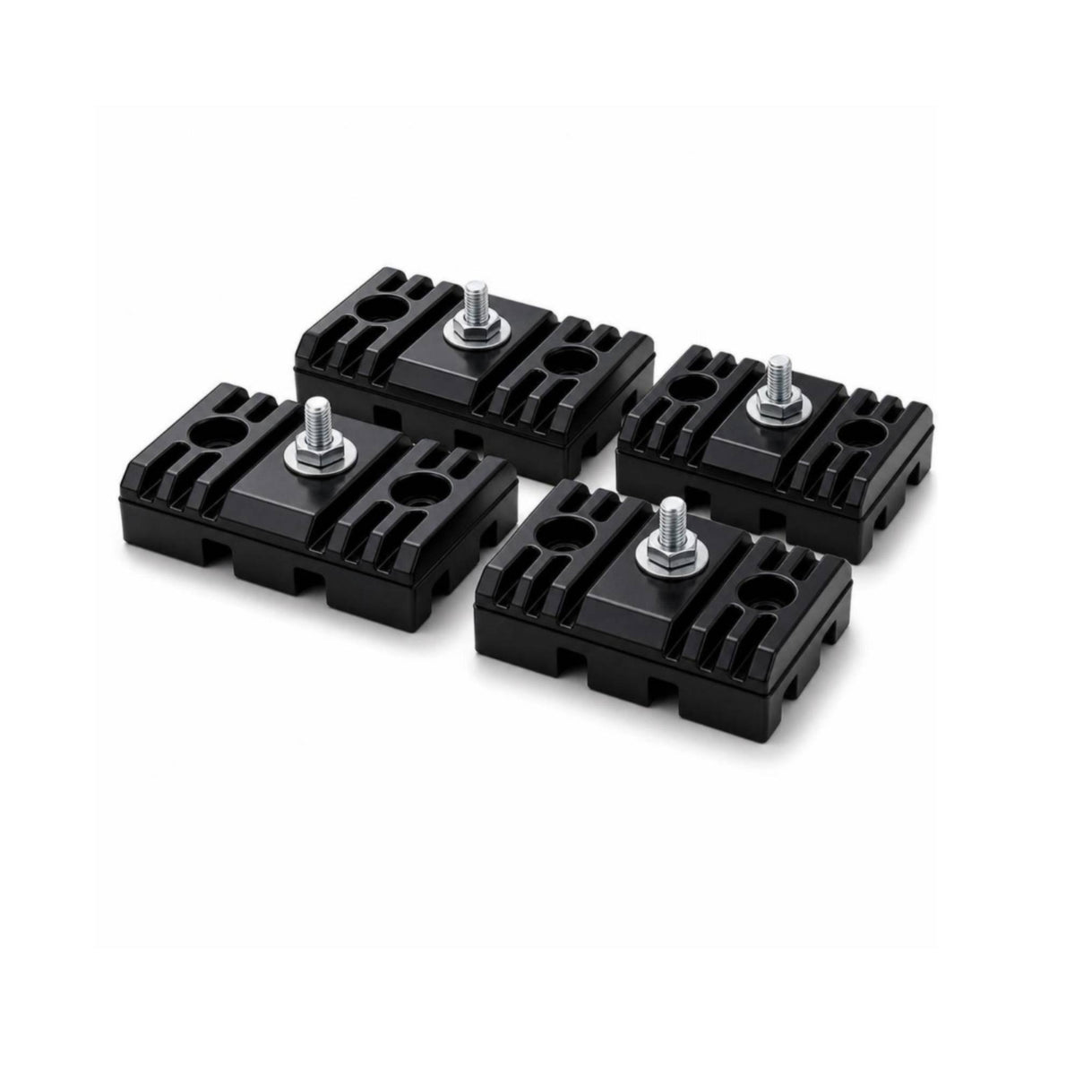 4 Pieces Noise Reducing Vibration-Damping Pad Slim Anti-Vibration Pad Rubber Washer Heavy-Duty for Homeowners