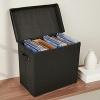 Comic Book Storage Box Foldable Lockable Divider Box Heavy-Duty Comic Storage Bin for Auto, Travel