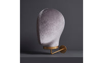 Wall Mannequin Head Soft Mannequin Head with Wall Hook Stable Hairpiece Holder Stand for Retailers, Hair Stylists