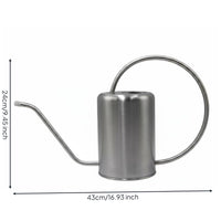 Long Spout Watering Can 2Liter Capacity Indoor Plant Waterer Gardening Tool for Garden