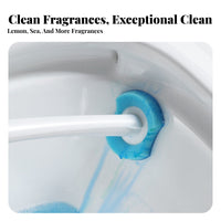 Toilet Brush System Touchless Disposal Toilet Brush Set Ergonomic Long Handle for Lavatory