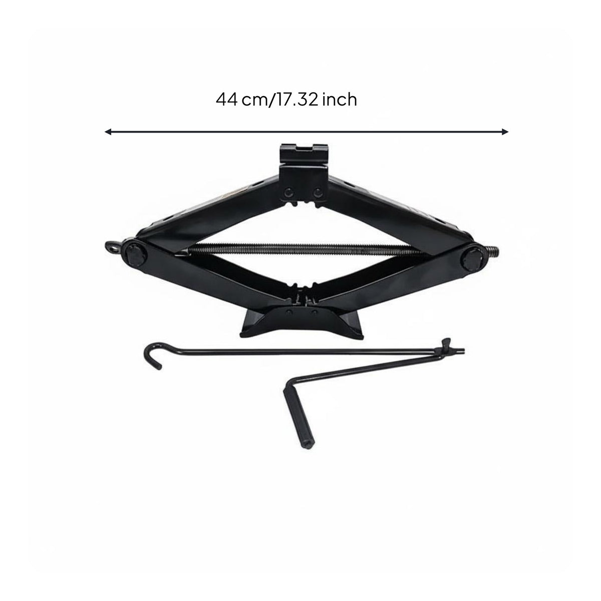 Labor-Saving Ratchet Lifting Device Stable Wide Base Lifting Device Non-Slip Saddle for Roadside Emergency, Garage