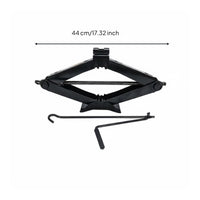Labor-Saving Ratchet Lifting Device Stable Wide Base Lifting Device Non-Slip Saddle for Roadside Emergency, Garage