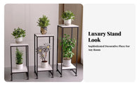 Multitiered Rolling Plant stand with casters Multitiered Planter stand for Indoor