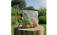 Lightweight Hanging Mesh Storage Bag Breathable Mesh Bag with Drawstring Pouch Sturdy Reinforced for Outdoor