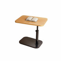Space-Saving Adjustable C-Shaped Table Mobile with casters C-Shaped overSofa-side tray Lower Storage Shelf Household Furniture Rounded Corners for work-from-home Workers, Apartment Dwellers, Students, Living Room, Bedroom, Small areas, Home Office