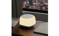 Auto-Shutoff Timer Sound Machine Night Light Combo Rechargeable Ambient Sound Machine Adjustable Brightness Portable Sleep Aid Device 3 Lighting Modes for Babies, Kids, Adults, Nursery, Travel