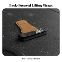 2 Pieces Non-Slip Deadlift Straps Heavy Duty Pull up Palm Protectors Adjustable Fit for Women, Bodybuilders, Strength Training, Powerlifting