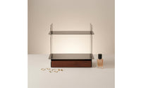 Drawer Base Display Rack Flat Shelves Shelf Organizer Side Panels