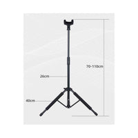 Padded Protection Gravity Lock Guitar Stand Height Adjustable Vertical Floor Guitar Holder Foldable Design Universal Instrument Stand for Stage Performance