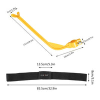Adjustable Golf Posture Corrector with Waist Belt Lightweight Golf Posture Corrector Simple Compact for Beginners
