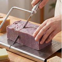 Stainless Steel Soap Cutter Measurement Grid Handmade Soap Cutter Anti Slip Craft Tool