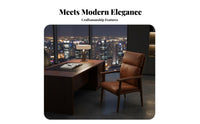Support High-Back Padded Chair Ergonomic Design Office Furniture Wide Seat Indoor Seating Scratch-Resistant Upholstery for Executives, Seniors, Students, Study Room, Workstation
