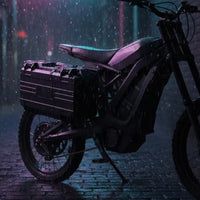 Waterproof Motorcycle Side Box Quick-Release Motorcycle Side Case Rugged Hard Case with Mounting Bracket Security Lock for Motorcyclists
