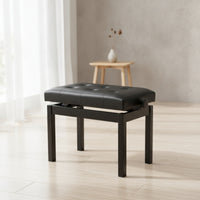 Padded Adjustable Piano Bench Wooden Piano Bench Sturdy Seat Ergonomic for Home Studio, Classroom