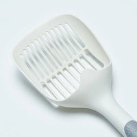 Litter Sifter and Sand Cleaner for Pet Box, PP Material, Flat with Small Holes, Straight Handle for Cat Waste Management