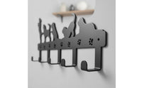 Animal Paw Hook Rack Decorative Pet Wall Hook Stylish Dog Leash Hanger for Entryway