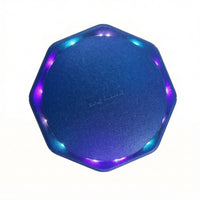 Light-up Glowing Stepping Stone Textured Balance Stone with Lights Non-Slip Balance Stepping Stones Low-Height for Preschoolers, Obstacle Course