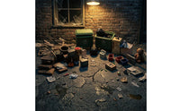 1/64 scale Trash Pile  Diorama Weathered Worn Cluttered Scene Model Realistic