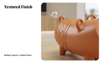 Modern Minimalist Design Pig-Shaped Organizer Space Saving creatureShaped Ottoman Whimsical Aesthetic Home Decoration Multi-Functional for Homeowners, Young Adults, Interior Decorators, Living Room, Small Apartment, Bedroom, Entryway