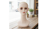 Mannequin Head Bust Mesh Cap Hairpiece Display Head Matte Finish