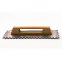 Notched Trowel Corrosion-Resistant Mortar Trowel Tool Rectangular Long-Lasting for Tilers, Tile Installation, Masonry Work