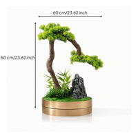 Indoor Fake Conifer Bonsai Tabletop Artificial Bonsai Tree Decorative Artificial Conifer Ornament Minimalist for Hotel