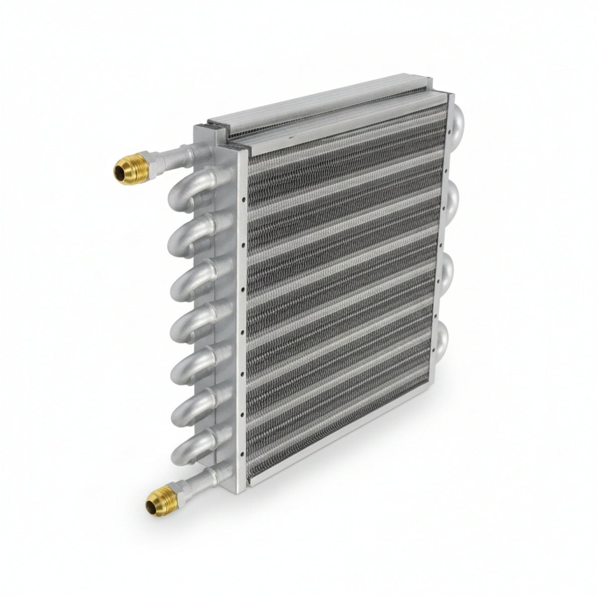 Curved Side Tubes Car Air Conditioning Condenser Heat Transfer A/C Condenser
