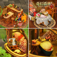 Great House DIY Mini House P020 Fantasy Forest Handcrafted Micro Landscape Building Model
