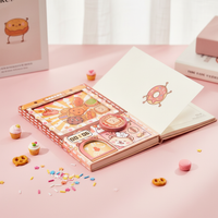 Mini Food Vending Machine Notebook Blind Box Toy for Students