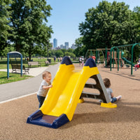 Children's Slide with Spray Holes Non-Slip Water Slide with Climbing Ladder Sturdy for Young Children, Backyard