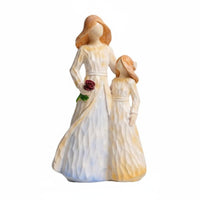 Sentimental Gift Family Statue Heartwarming Design Family Figurine Angel Figurine for Parents, Families, Mothers, Living Room, Bookshelf, Mantelpiece, Desktop