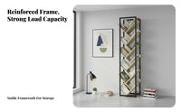 Creative Design Tree-Shaped Bookshelf Multifunctional Storage Rack Space-Saving Book Organizer Compact Size for Children, Students, Office Workers, Study Room, Bedroom, Small Areas