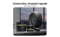 50 G Tire Refurbishing Paste Renews Black Gloss Tire Gloss Gel Protection Wheel Polishing Paste for Auto Cleaners, Garage, Driveway