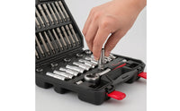 Chrome Vanadium Steel Strut Tool Kit Compatible Shock Absorber Socket Set Portable Strut Nut Socket Organized for DIYers, Workshop