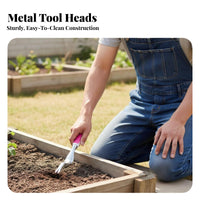 3 Pieces Garden Tool Set Multipurpose Small Gardening Tools Easy to Clean Gardening Hand Tool Kit for Yard Work, Potted Plants