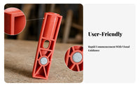 Woodworking Wood Drilling Positioner Compact Drill Guide Portable Hand Tool Sturdy
