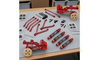 Damping System Kit with Shock Absorbers Aluminum Shock Absorber Kit Replacement Mount for Hobbyists