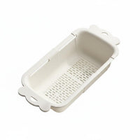 Adjustable Length Telescopic Dish Drainer Multi-Purpose Retractable Dish Drying Rack Space-Saving