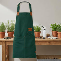 Waterproof Work Apron Utility Pockets Anti-Splash Apron Safeguarding Clothing Front Pocket Workwear Water Repellent