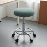 Round Stool Seat Cover Easy to Install Round Stool Cover Machine Washable Stretch Cushion Slipcover for Salon, Office, Kitchen
