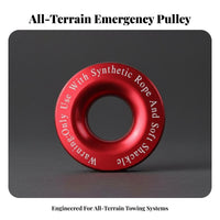 Recovery pulley block Increases Pulling Power sturdyDuty Recovery Sheave