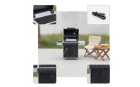 1:12 Scale Miniature Barbecue Grill Lifelike Miniature BBQ Grill Lightweight Toy Movable for Collectors