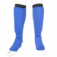 Shin Instep Guard Shock Absorbing Shin Instep Guards Thick Padding Leg Protector for Taekwondo Practitioners, Kickboxers, Sparring, Training
