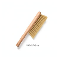 Long-Handled Bed Brush Handheld Bed Brush with Wooden Handle Hand Broom with Hanging Hole Long-Lasting Comfortable for Bedding
