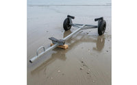 Portable Boat Trailer Pneumatic Wheels Marine Transport Rear Support Brackets